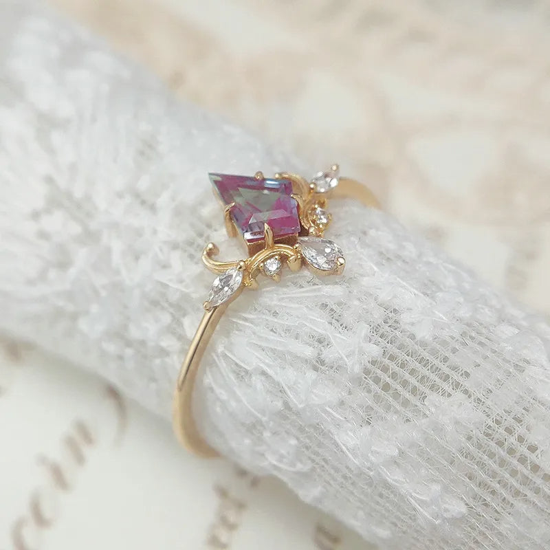 Princess Alexandrite Ring