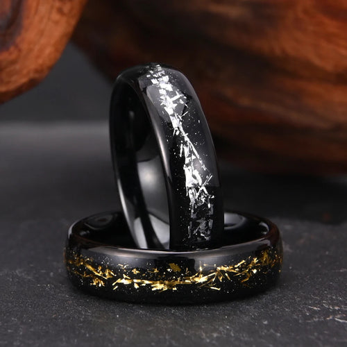 Tungsten Galaxy Ring